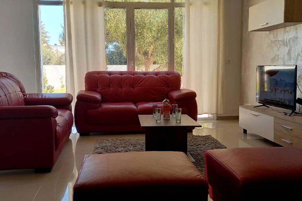 Magnifique Villa Avec Piscine Sur L'Ile De Djerba Pour Vacances Arkou 外观 照片